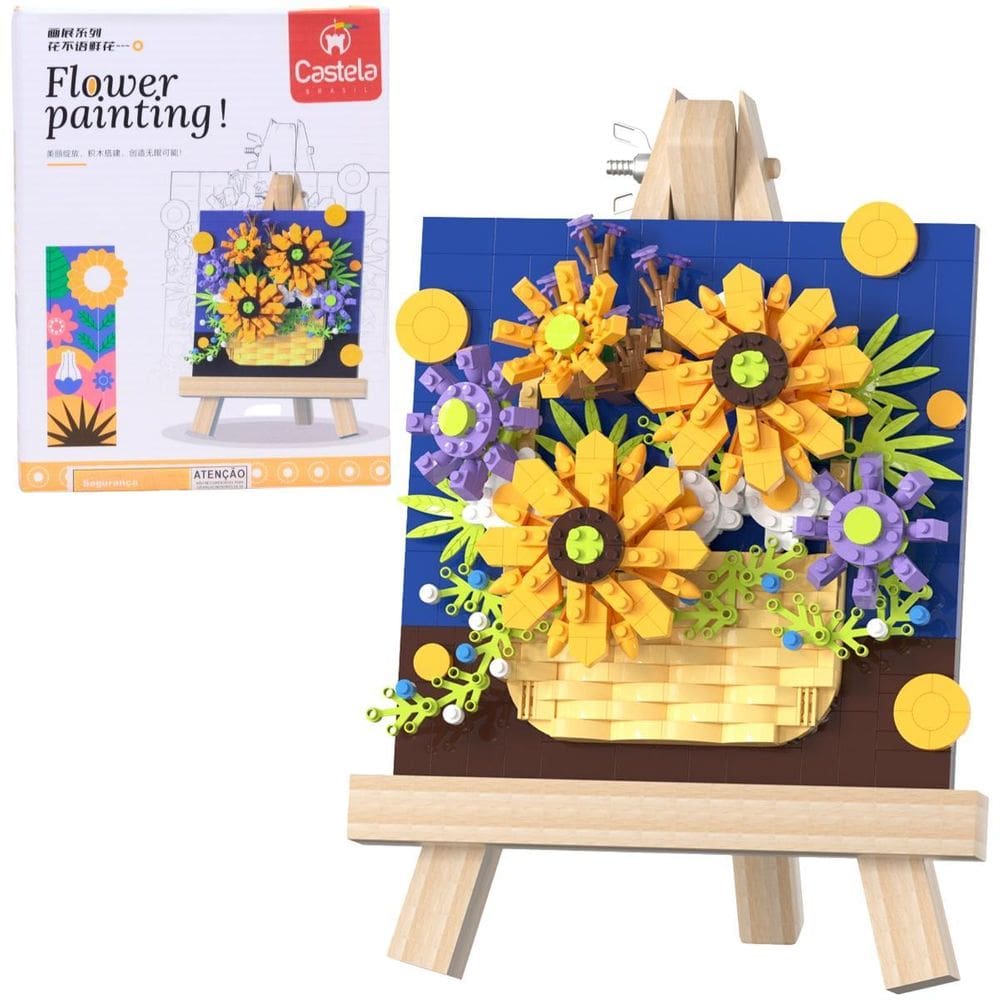 Blocos De Montar Com Cavalete De Margaridas - Castela