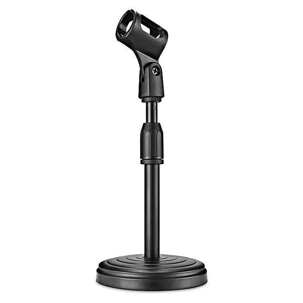 Pedestal Mini Regulável Reto Mesa + Para Microfone