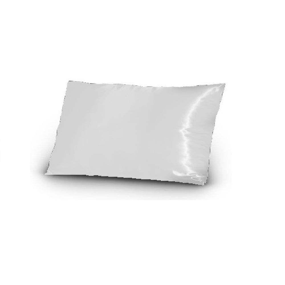 8 Fronhas De Cetim Anti Frizz Seda Alto Brilho Branca