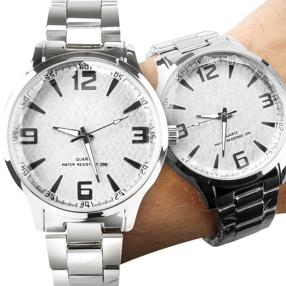 Relogio Feminino Aço Inox Casual Prova Dagua Social Casual