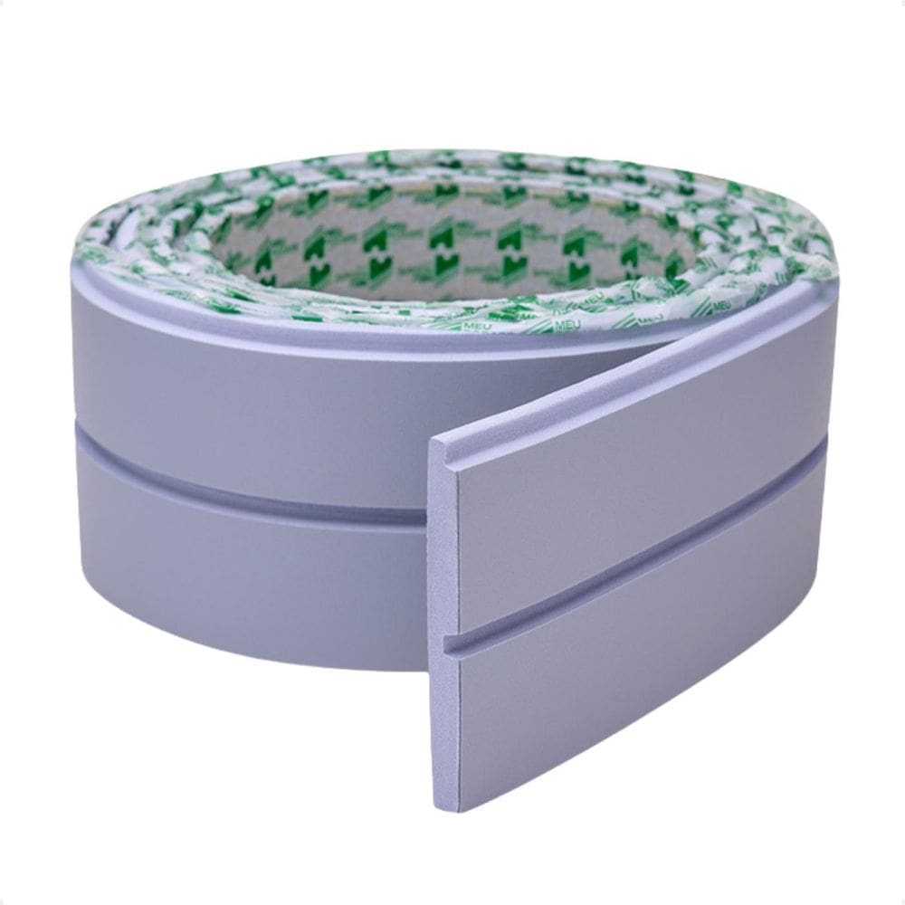 Painel Ripado Laminado De Eva Autocolante Rolo 10M Azul