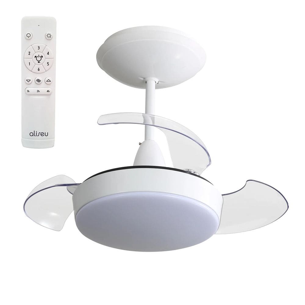 Ventilador De Teto Aliseu Retrátil Pro - Branco - Bivolt