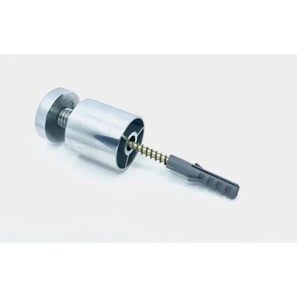 2X 6 Prolongador De Alumínio 25Mm X 25Mm C/Bucha E Parafuso