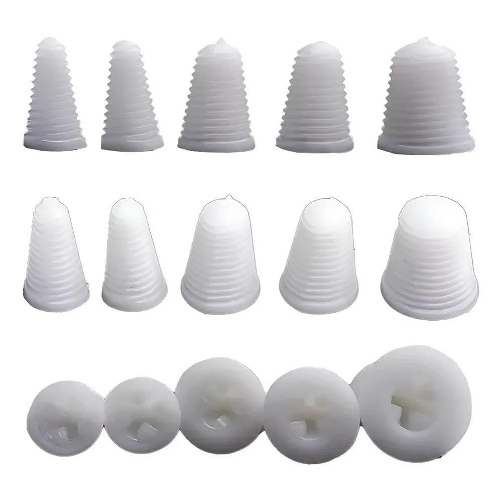 2X Tapa Furo Cano D` Água Cano Furado Rosca Chave 5 Medidas