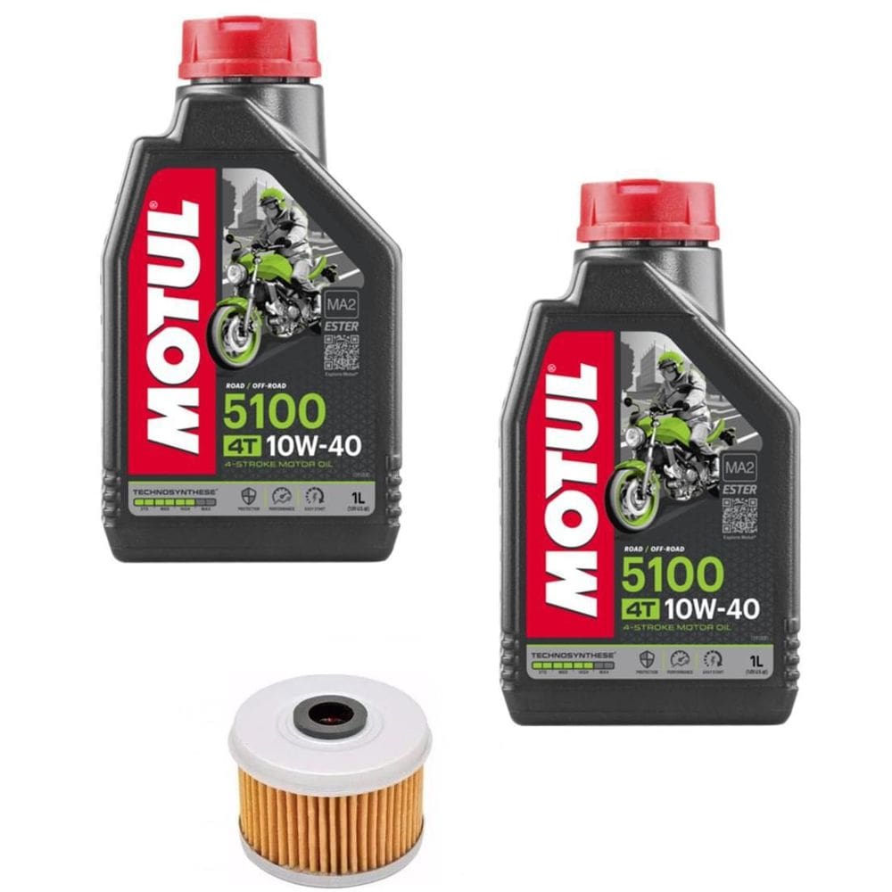 2L Oleo Motul 5100 10W40 Semissintetico + Filtro Ninja 250