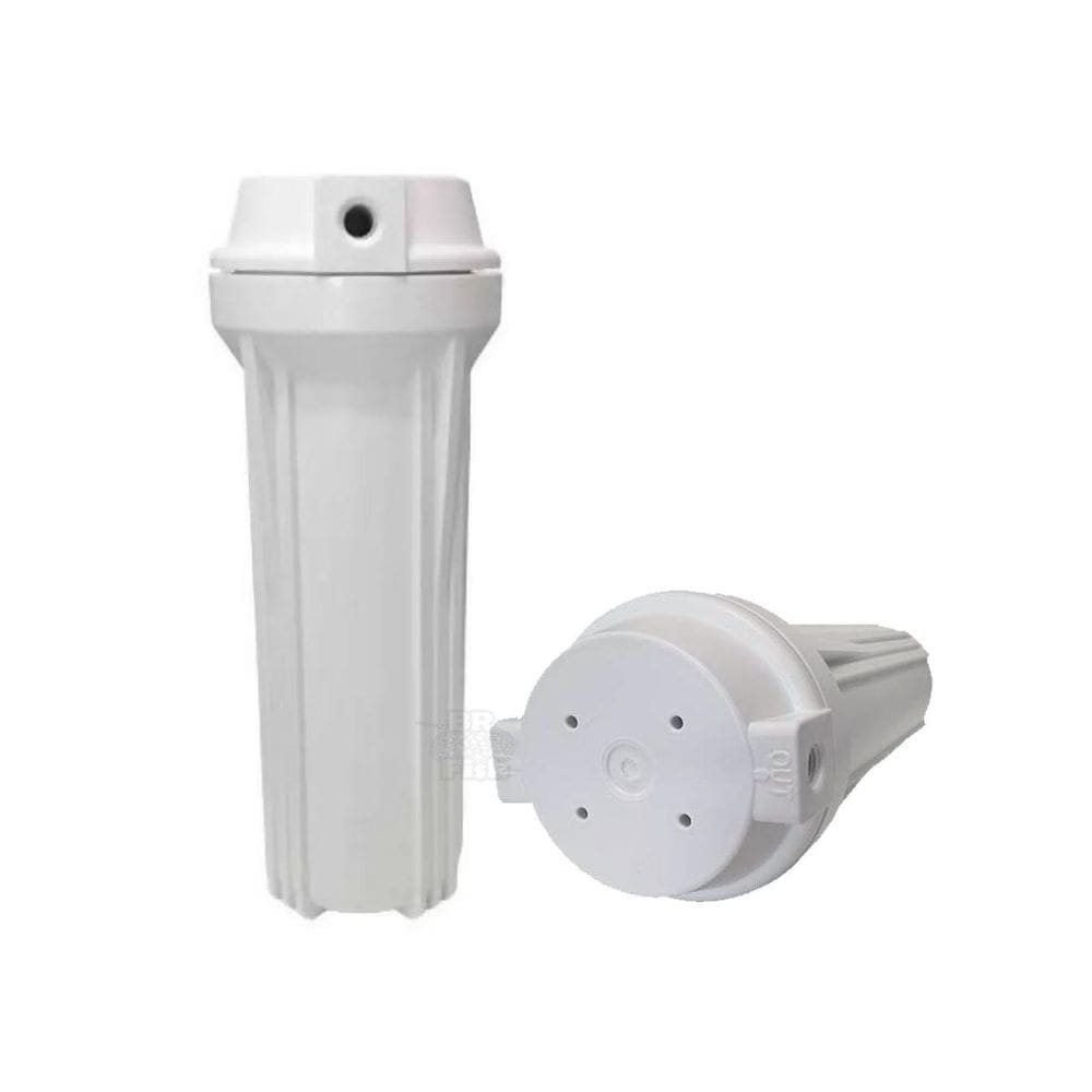 Carcaça Hydronix Branca 10X2.1/2 Rosca 1/4 Vela Filtro