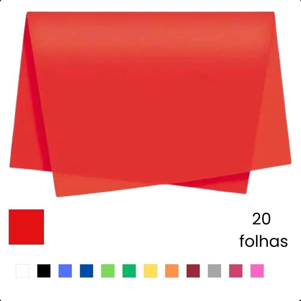 Pct Papel Color Set Com 20 Folhas Todas As Cores Dupla Face