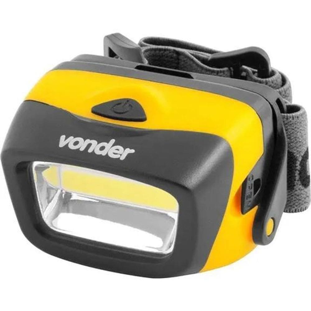 2X Lanterna De Cabeça Led Cob Lcv 120 Lúmens Capacete Vonder