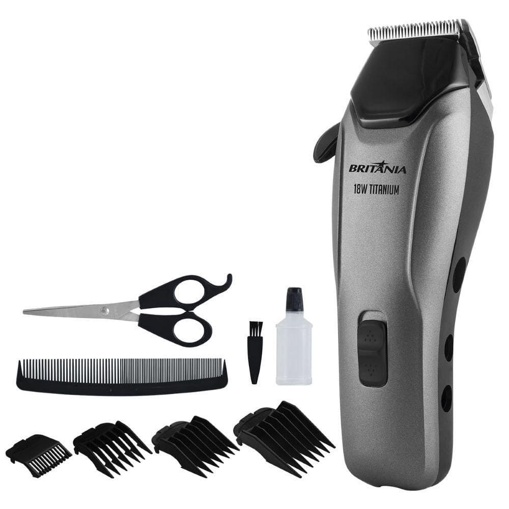 Máquina De Cortar Cabelo Bcr18t 18w Titanium 110V