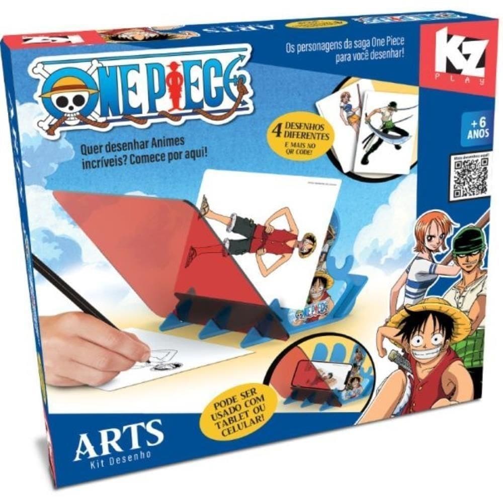 Jogo Diverso One Piece Arts Kit Desenho Elka Unidade