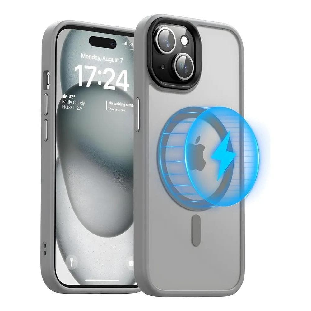 2X Capa Case Magnética Anti Impacto Slim Capinha Fosca Iphon