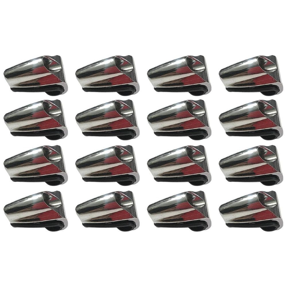 Kit 16 Garras Para Bumbo Metal Com Base Borracha 12.2