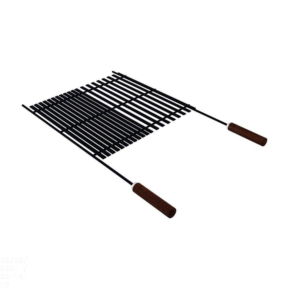Grelha Tramontina Churrasco Black Em Aço Carbono Nitrocarbon