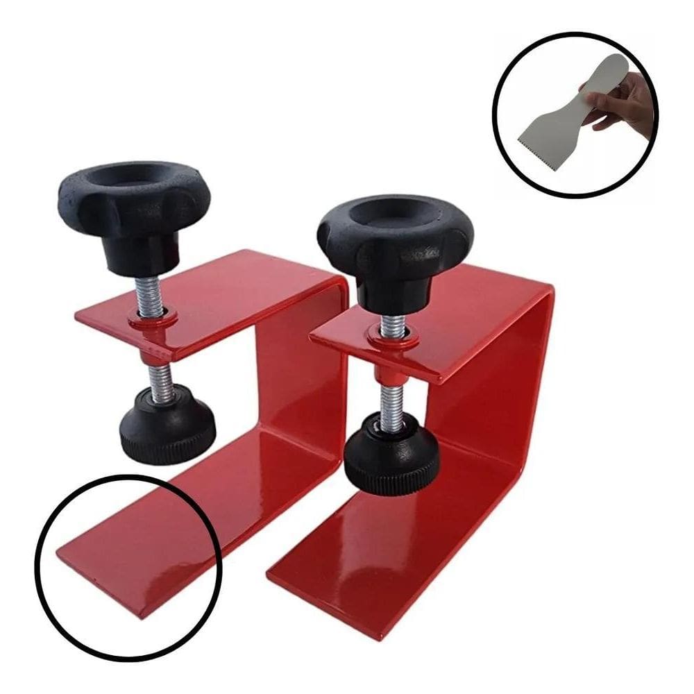 2X Kit Jogo 2 Un Grampo Sargento 3Mm Fixação Gavetas Marcena