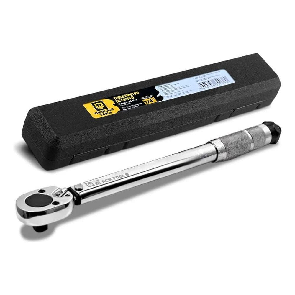 2X Torquimetro Estalo Para Soquete 1/4 5-25 Nm 0,5Kg A 2,5Kg