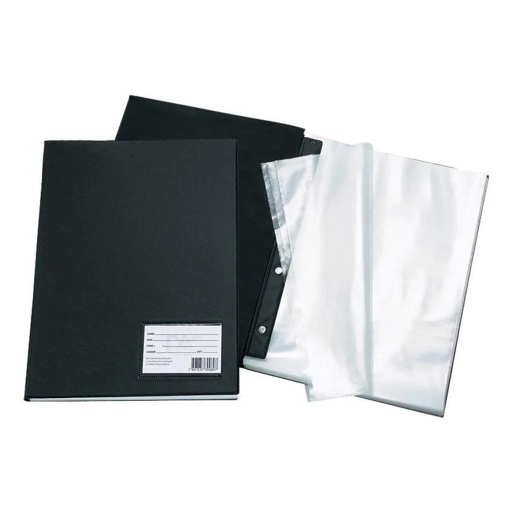 Pasta Catálogo Organizadora Tradicional Dac A4 100 Plásticos