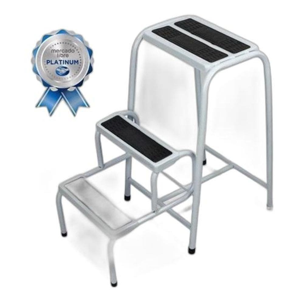 Banqueta Escada 3 Degraus Dobrável Antiderrapante