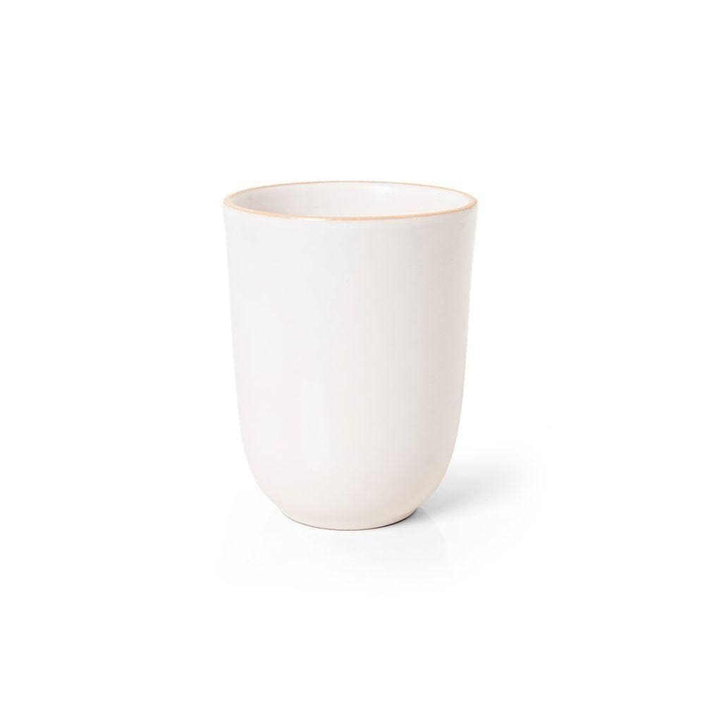 Caneca Copa E Cia Vivant Em Cerâmica Off-white