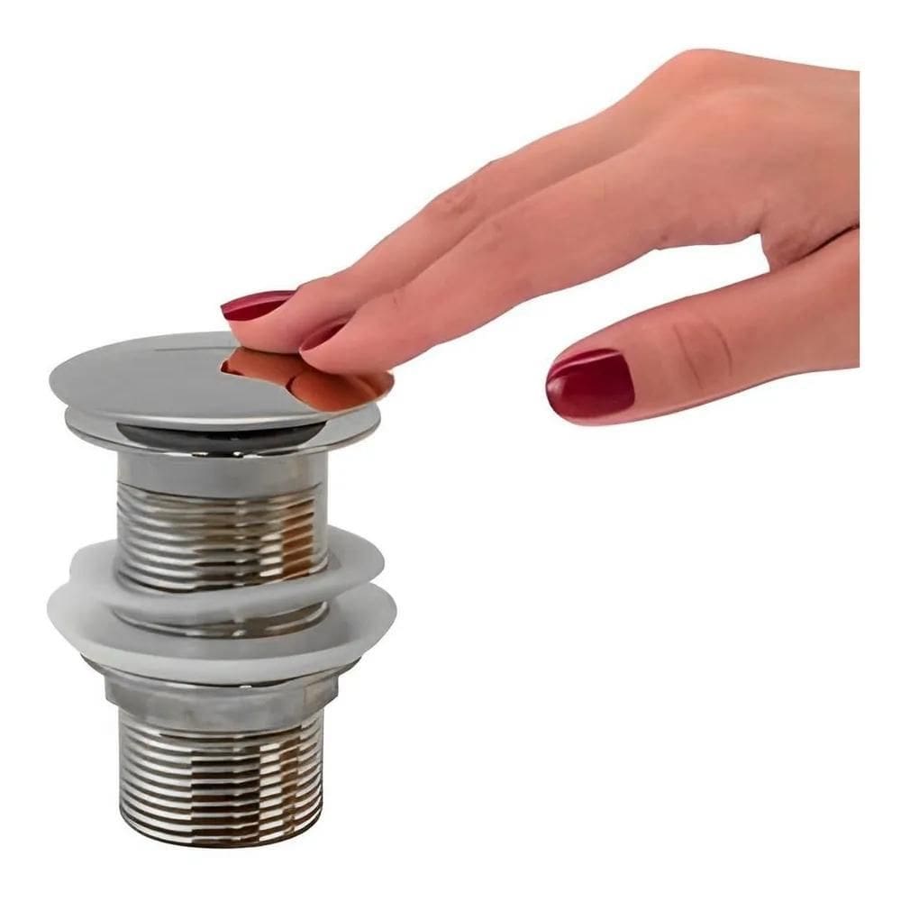 2X Válvulas Inox Click Up Para Cubas