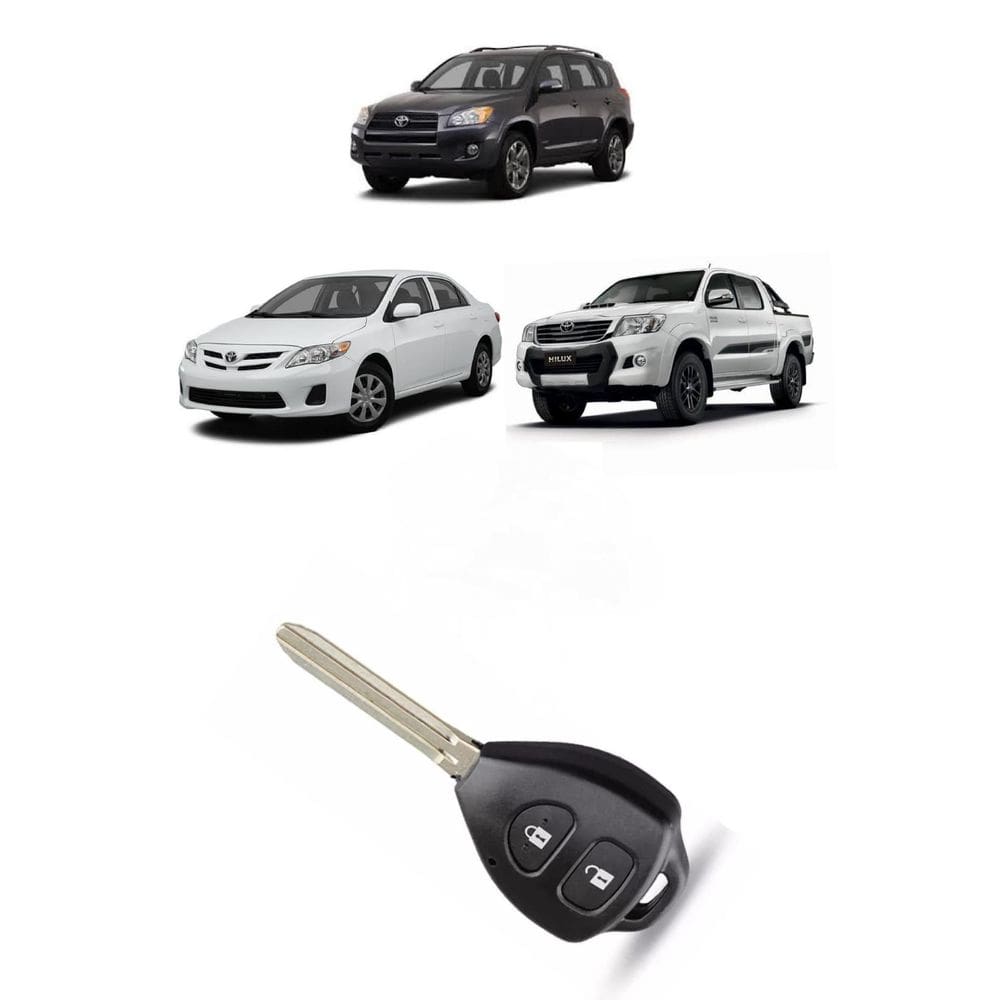 Capa Carcaça Chave Toyo Corolla Hilux Rav4 Etios 2 Botoes
