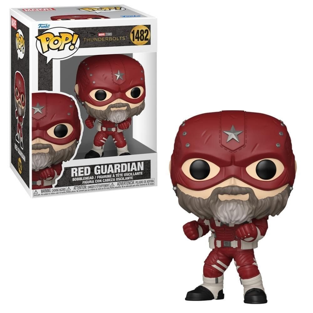 Boneco Funko Pop Marvel Thunderbolts - Guardião Vermelho