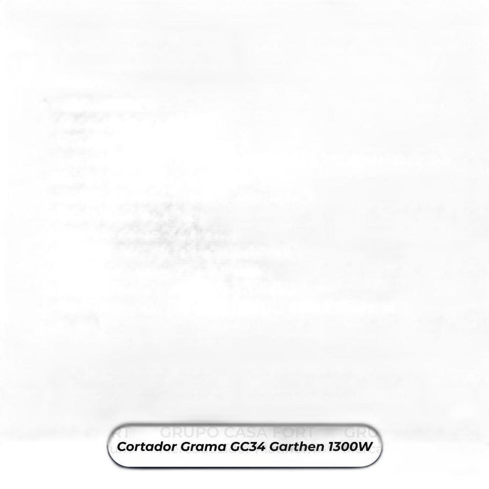 Cortador De Grama Elétrico Garthen Gc34 De 1300W Com Cesto