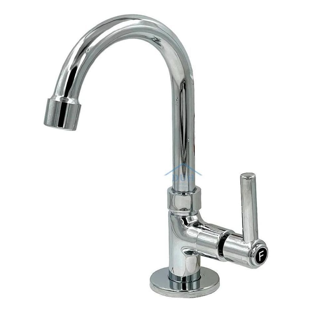 2X Torneira De Lavatório Banheiro Bica Móvel Metal 1/4V Bara