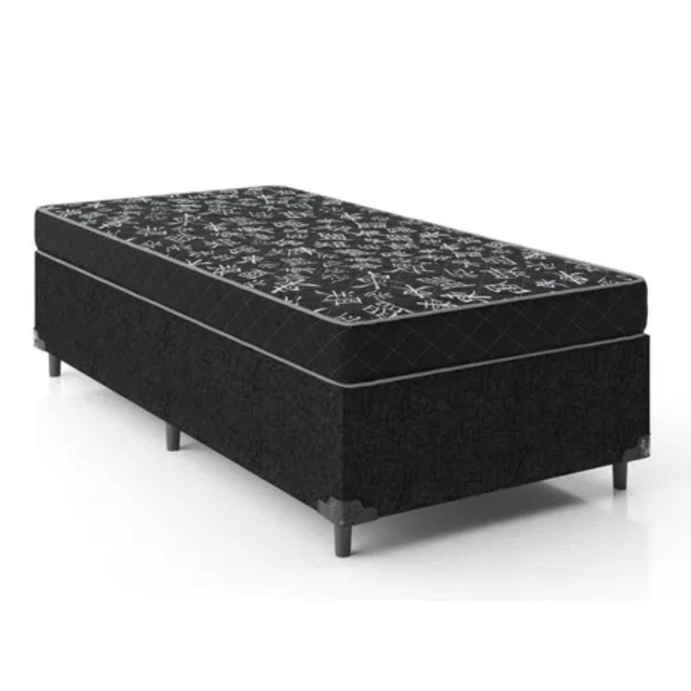 Cama Box Solteiro Conjugada 8cm Ortopédica 88x188