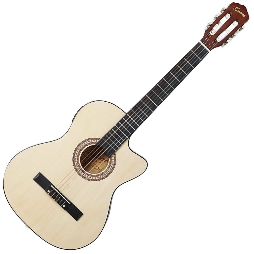Violão 6 Cordas Nylon Cutaway Eletroacústico Com Equalizador