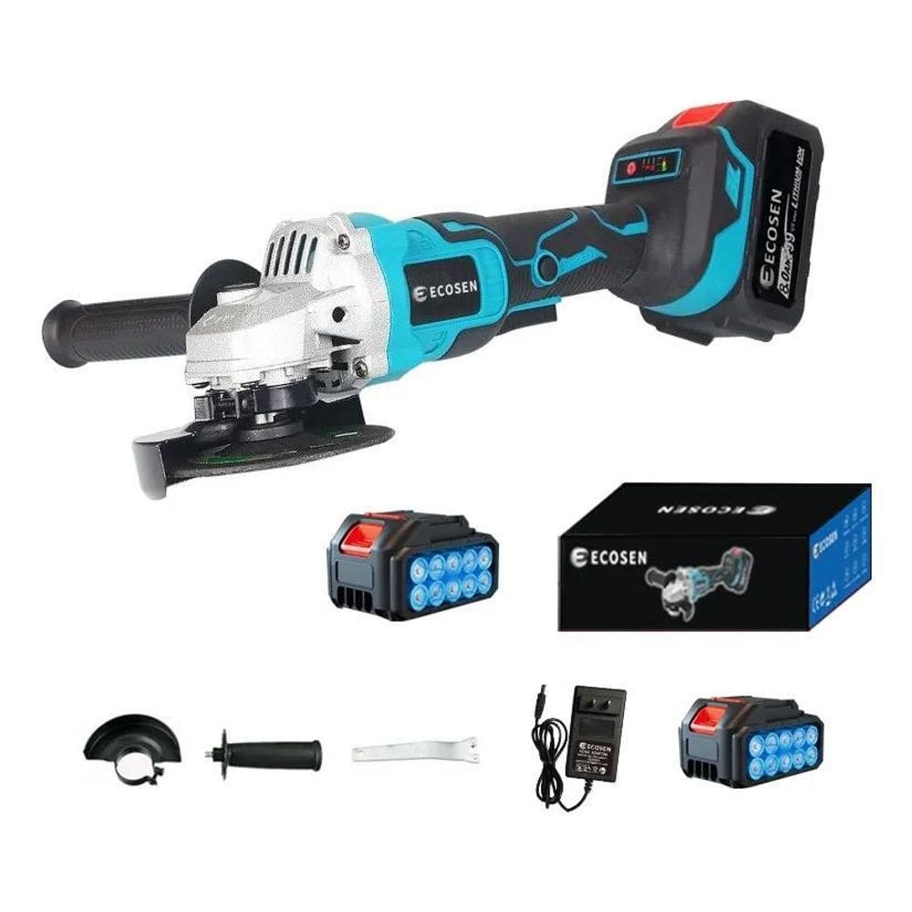 Esmerilhadeira Lixadeira Ecosen Angular 8000Rpm Bateria De L