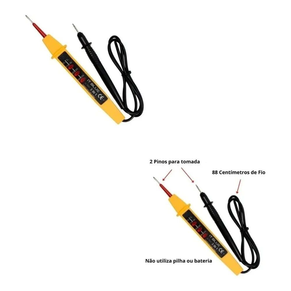 Testador Tensão Eletricista Chave Teste Eletrico