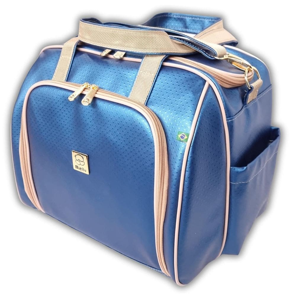Bolsa Térmica Picnic Acampamento Transporte Miellu Azul