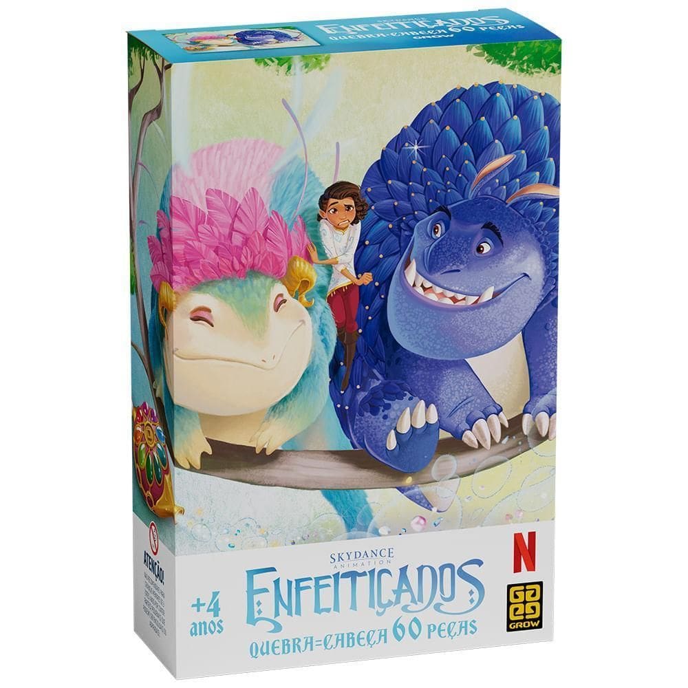 Quebra-Cabeça 60 Peças Enfeitiçados