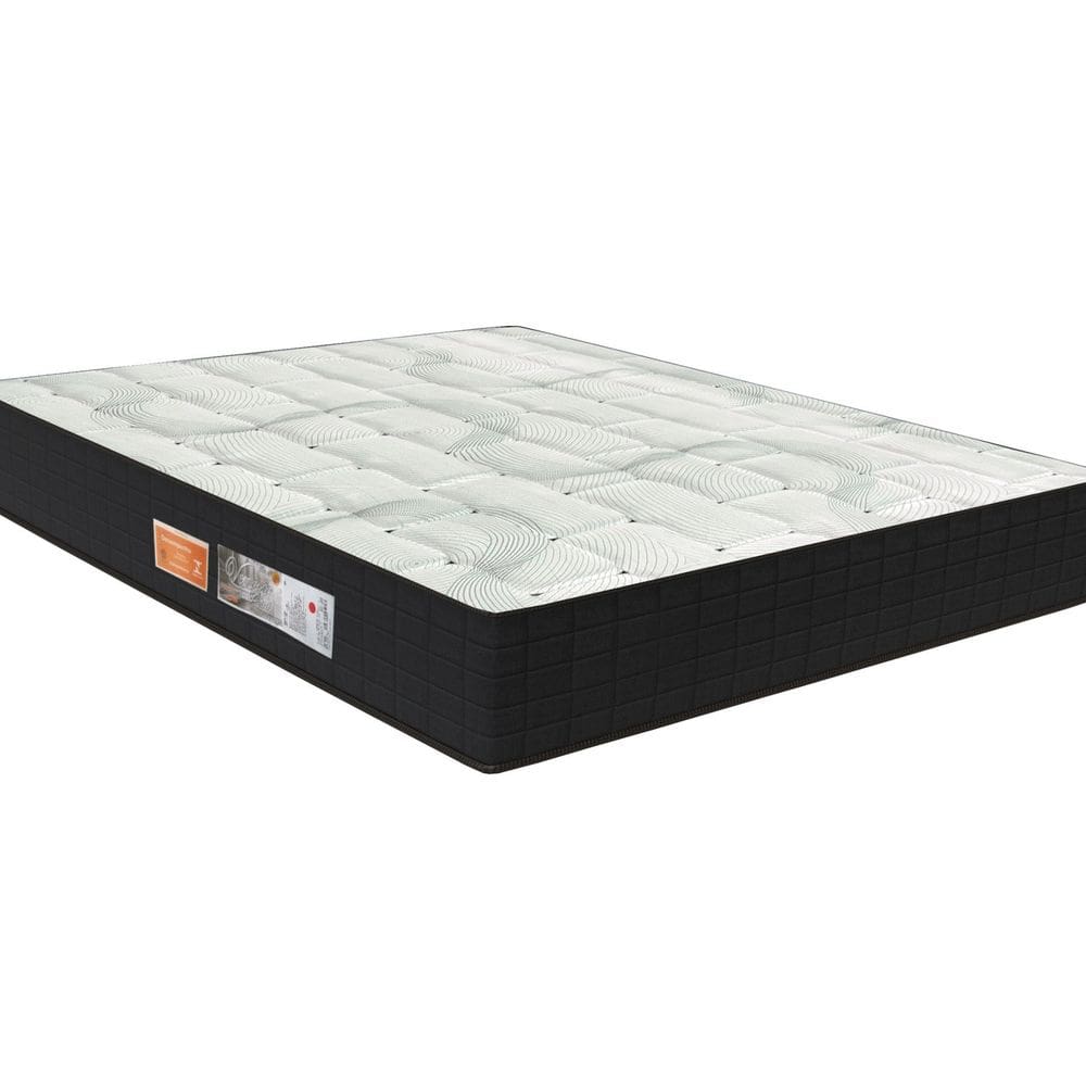 Colchão Viúva Molas Bonnel Venezia 24x128cm Hard Coil Orthoflex Preto/Cinza
