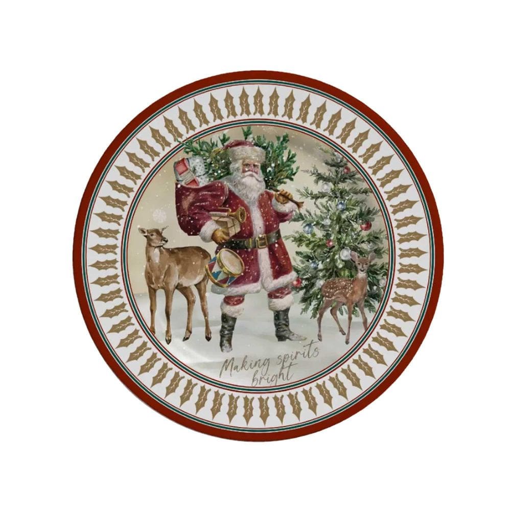 Conjunto 6 Pratos Para Sobremesa Natal - Alleanza