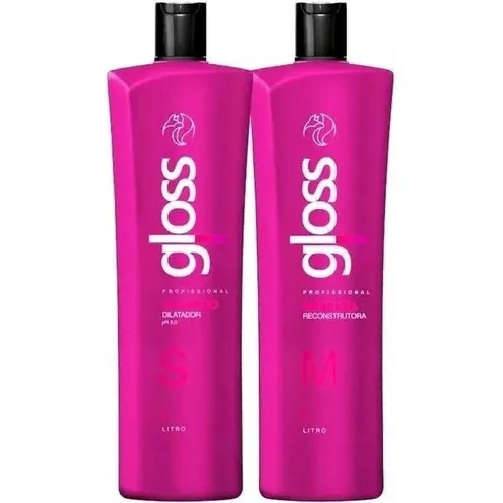 Kit Escova Progressiva Fox Gloss 2X1L