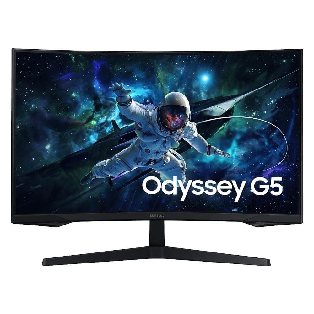 Monitor 32” Gamer Samsung Odyssey G5, Tela curva VA, 165Hz, QHD (2.560 x 1.440), 1ms, HDR10, Freesync, LS32CG552ELMZD