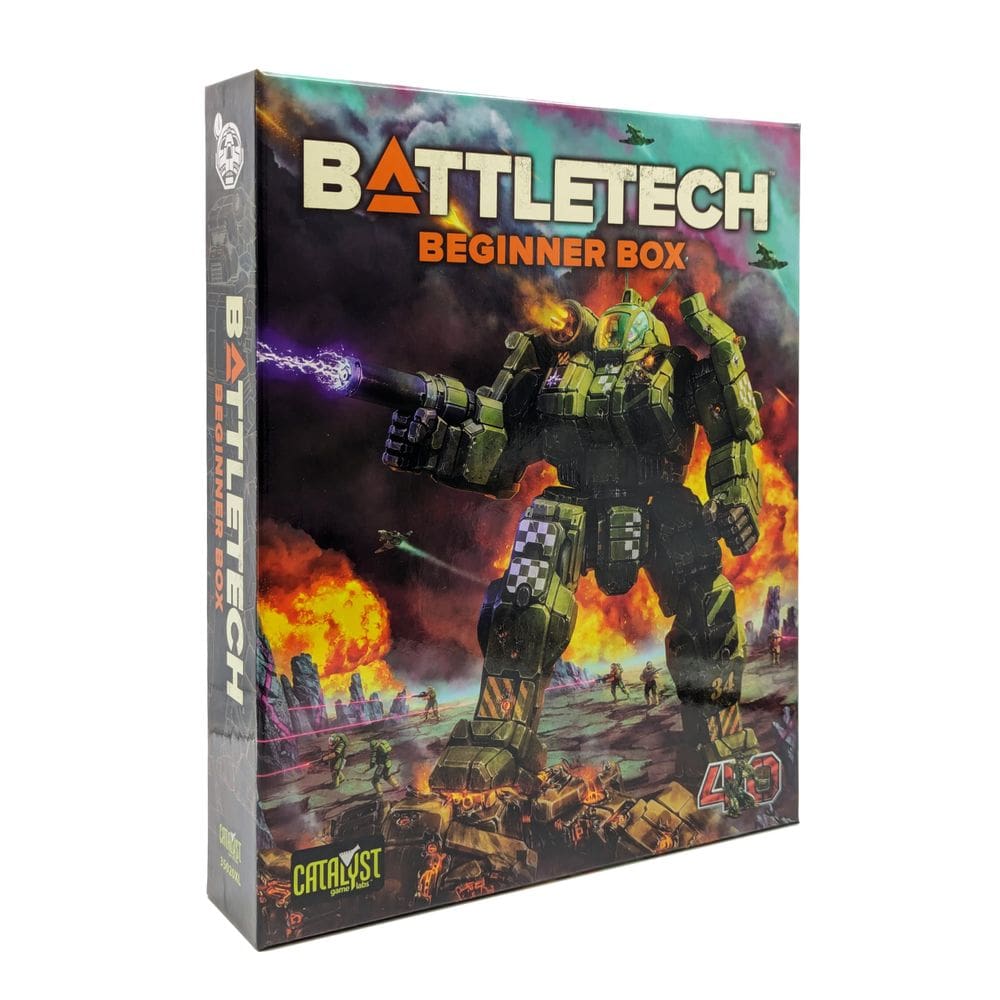 Jogo de tabuleiro de estratégia Catalyst BattleTech Beginner Box 40th