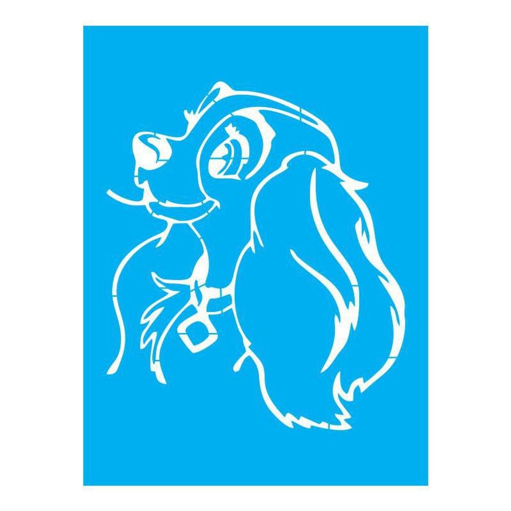 Stencil Tamako Cachorro - 15X20Cm - Ref A3509