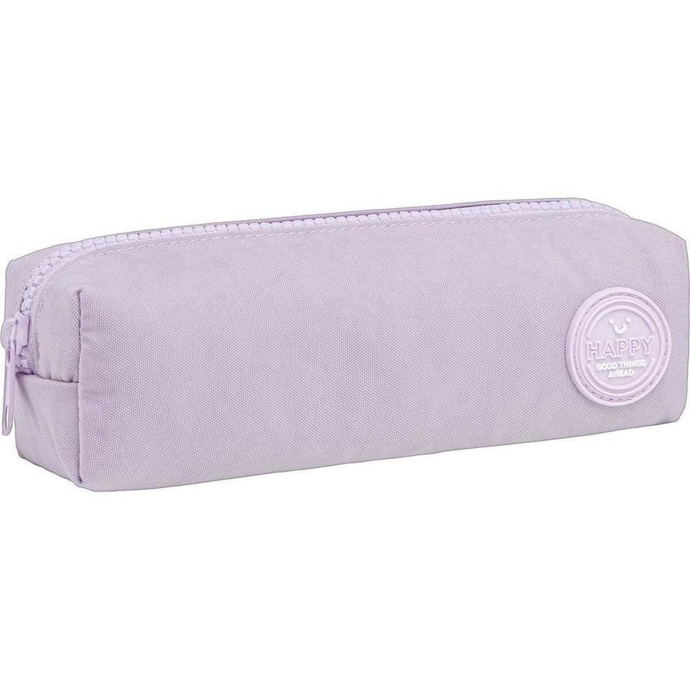 Estojo Simples M Happy Lilas Tilibra