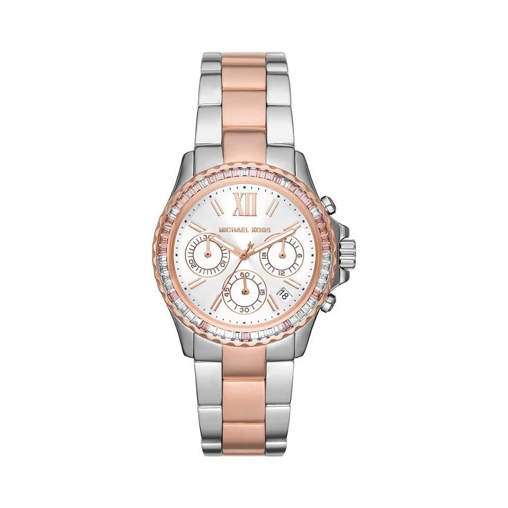 Relógio Bicolor Feminino Michael Kors Runway Mk7214/1Jn