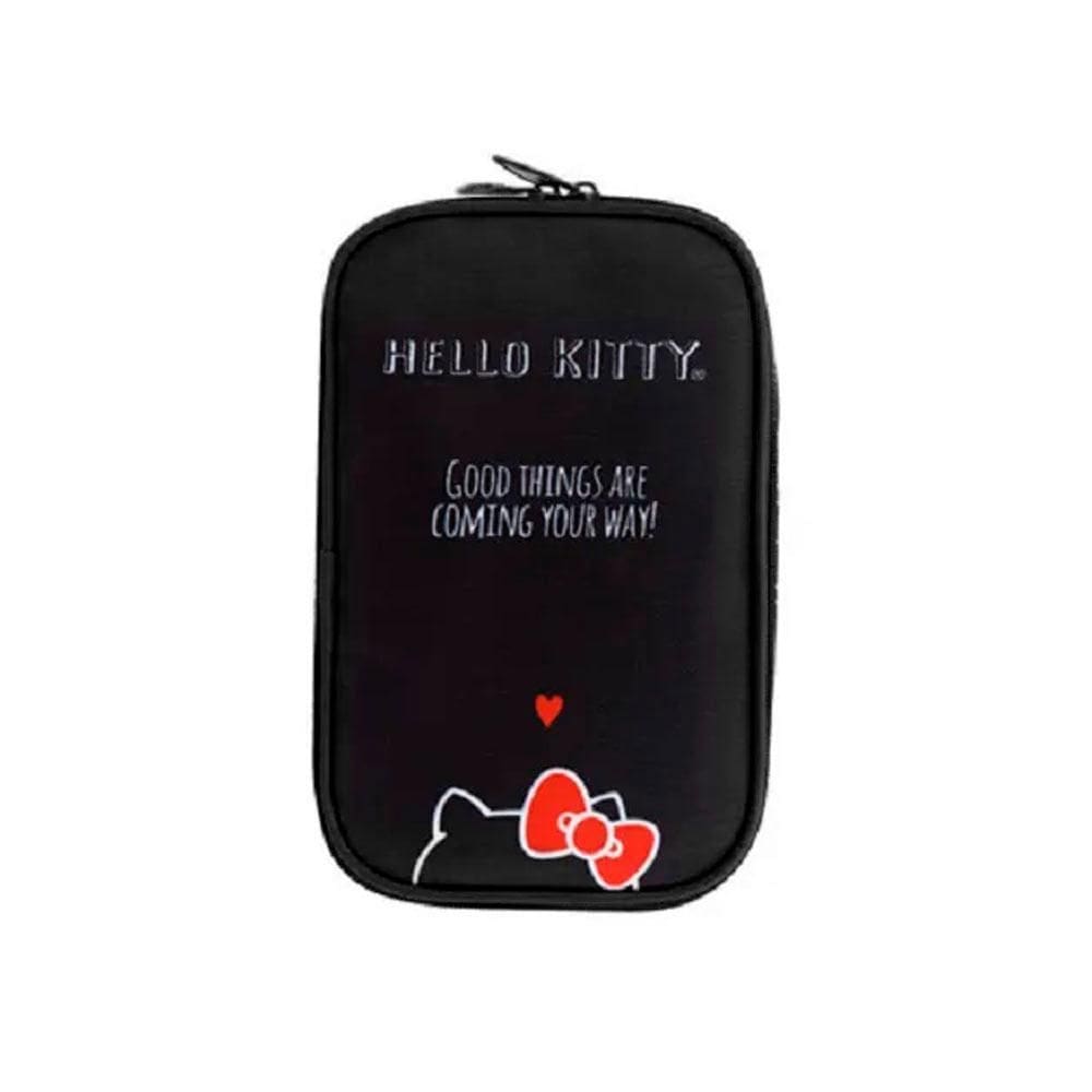 Estojo Baú Hello Kitty Good Things Preto Xeryus