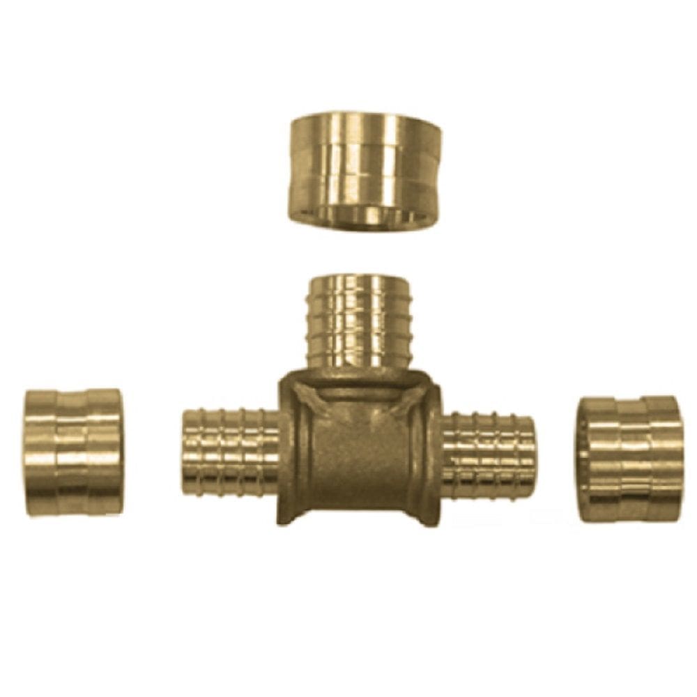 Tê Monocamada PEX Água 25X25X25 Kit c/ 12 - Emmeti