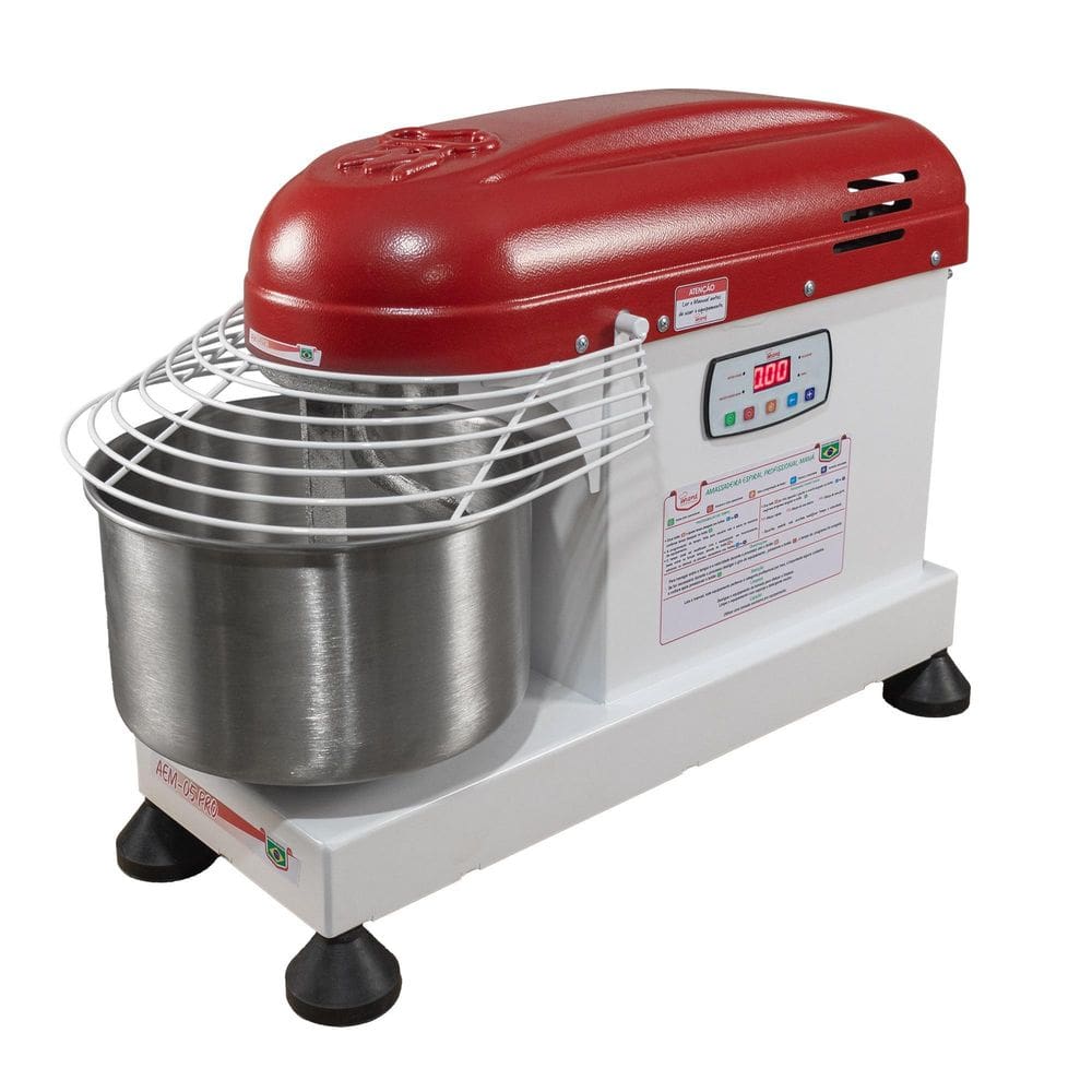 Amassadeira Espiral Maná 5 Kg Profissional Masseira 1200W