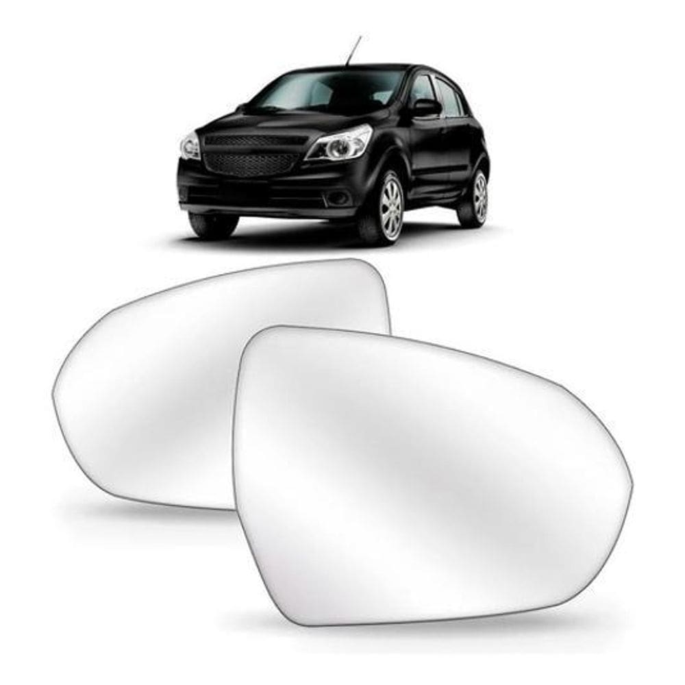 Espelho Retrovisor Agile Montana 2012 A 2017 Com Base