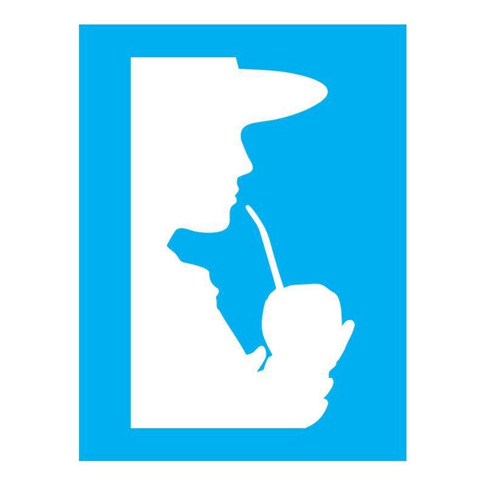 Stencil Tamako Gaúcho Chimarrão - 15X20Cm - Ref 8912