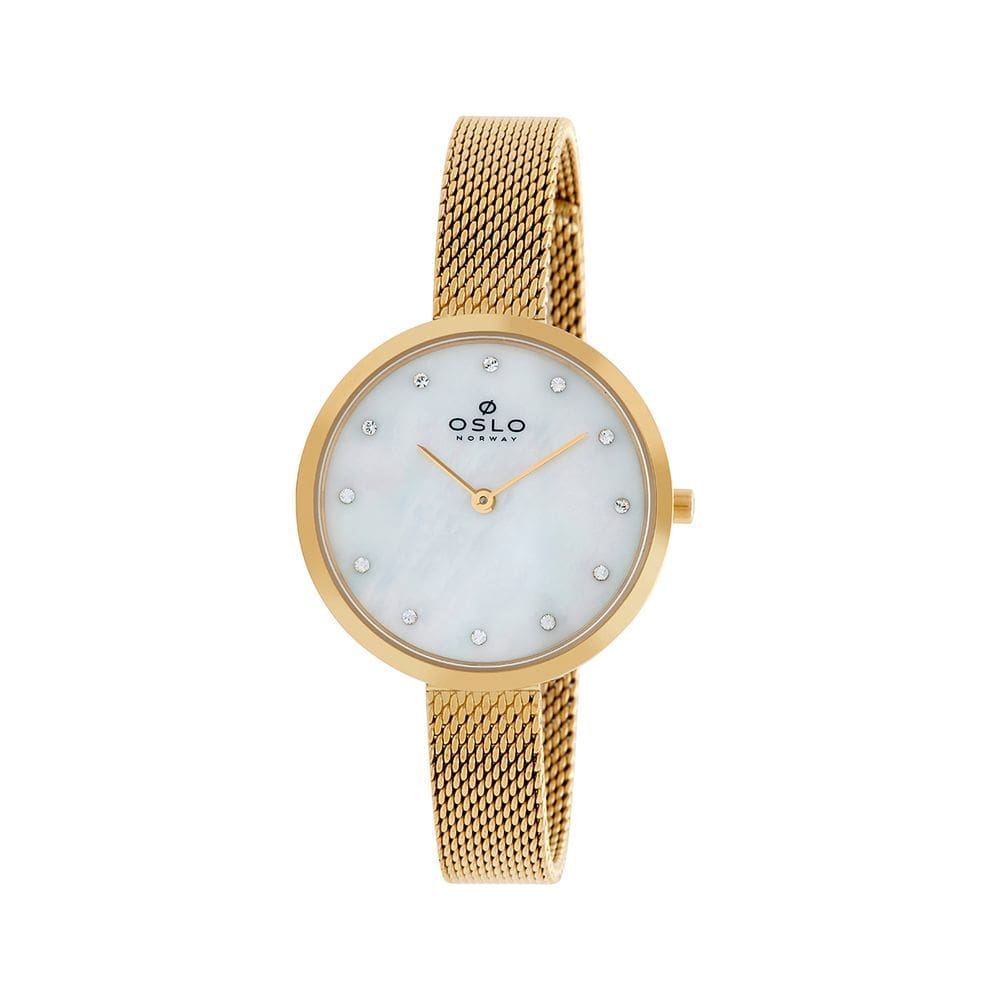 Relógio Feminino Slim Dourado Oslo