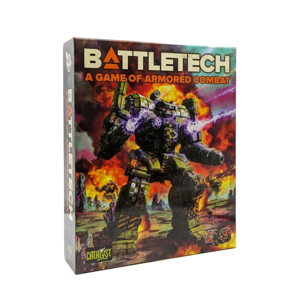 Jogo de tabuleiro Catalyst Game Labs BattleTech Game of Armored Combat 40º aniversário
