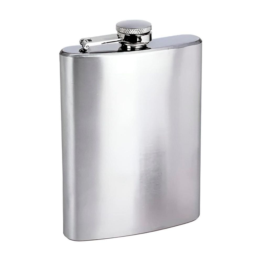 Cantil De Bolso Aço Inox 226Ml Resistente E Portátil