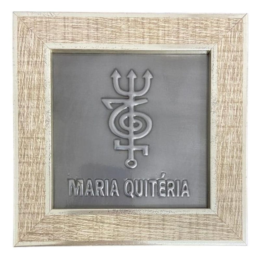 Quadro Pomba Gira Maria Quitéria Madeira -Selecione A Cor